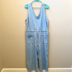 Old Navy | Jean Romper with Pockets and Tie Waist